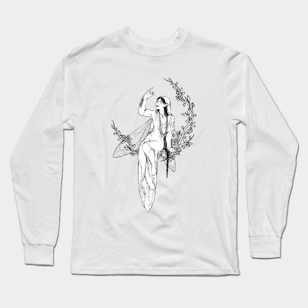 Jana, Sardinian fairy Long Sleeve T-Shirt by Nenril